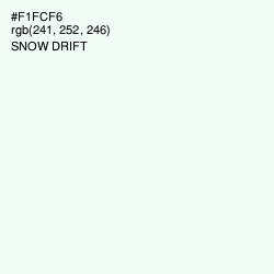 #F1FCF6 - Snow Drift Color Image